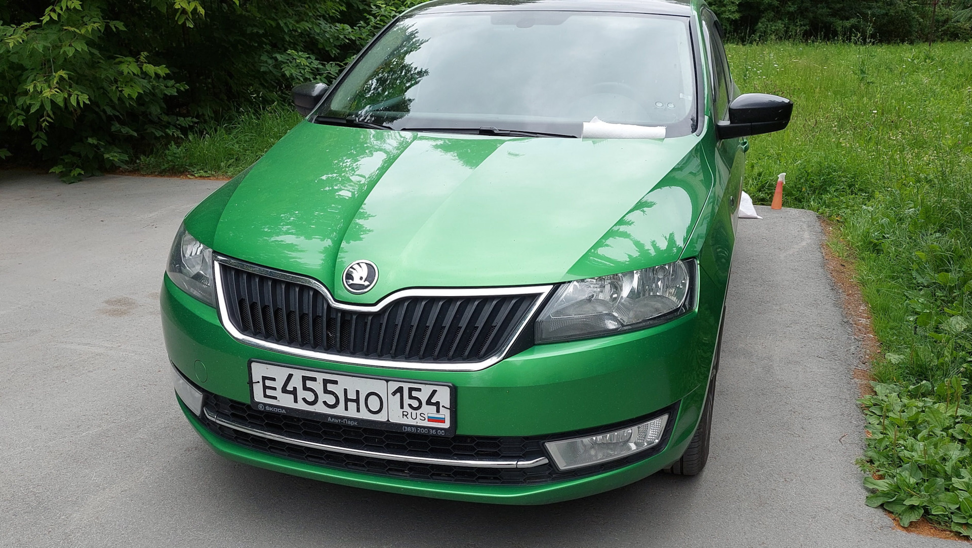 НЕантихром — Skoda Rapid (1G), 1,6 л, 2017 года | аксессуары | DRIVE2