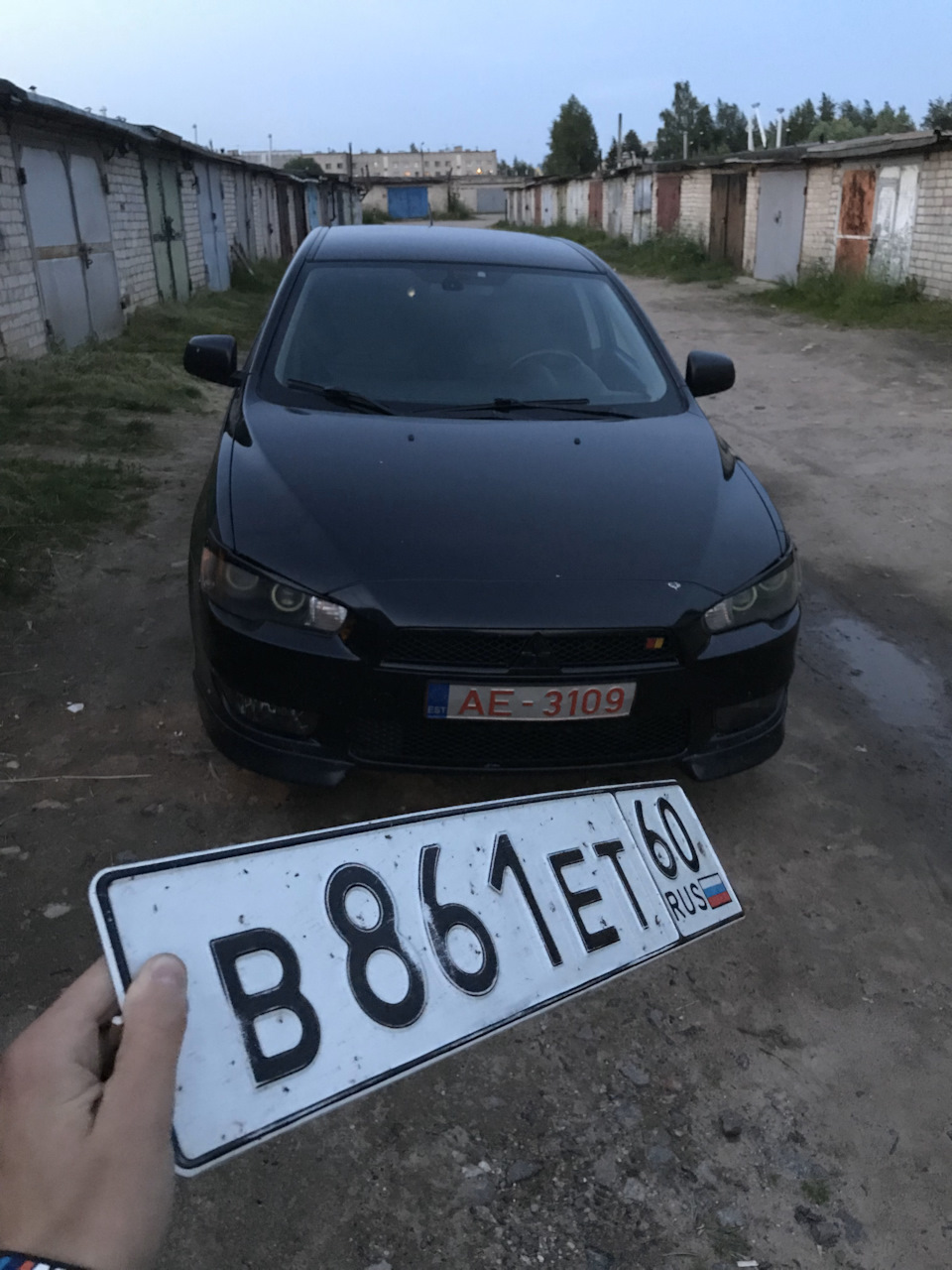 Силиконовые рамки номера. — Mitsubishi Lancer X, 1,8 л, 2008 года |  стайлинг | DRIVE2