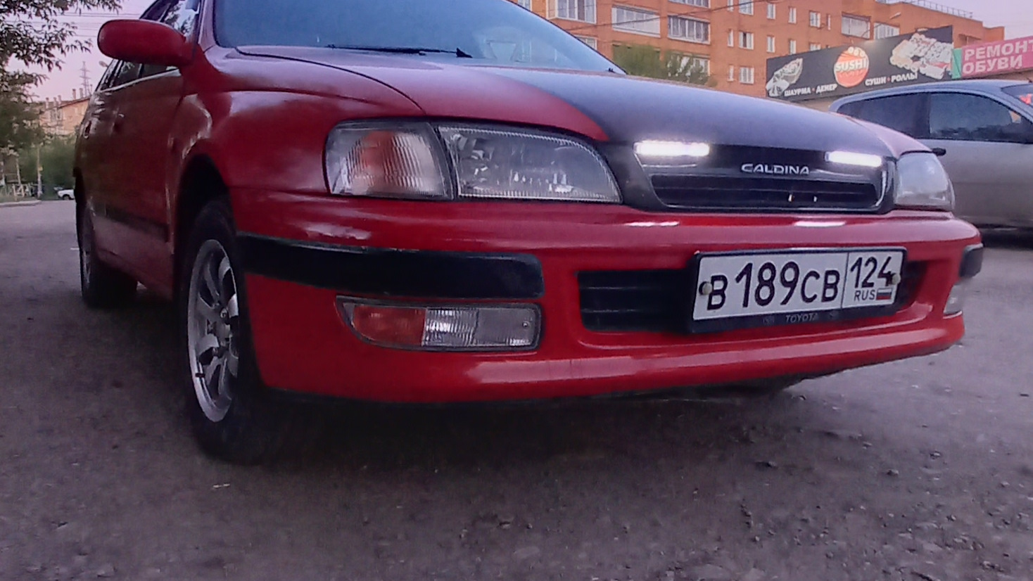 Toyota Caldina (190) 2.0 бензиновый 1996 | またとないです Red Gun Race на DRIVE2