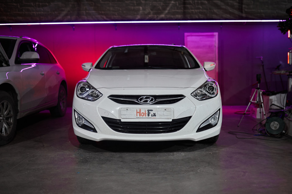 Hyundai I40 — Светодиодные би-модули — HotFix на DRIVE2