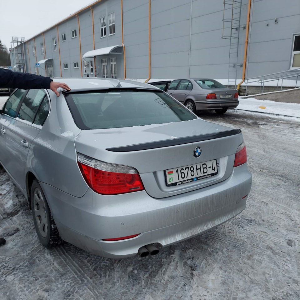 Козырек на заднее стекло для BMW 5 E60 — MyTuning.by на DRIVE2