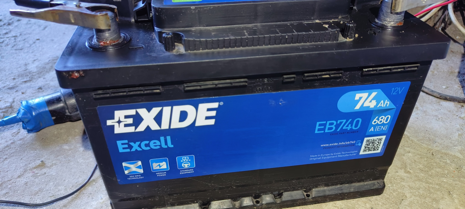 Exide eb740