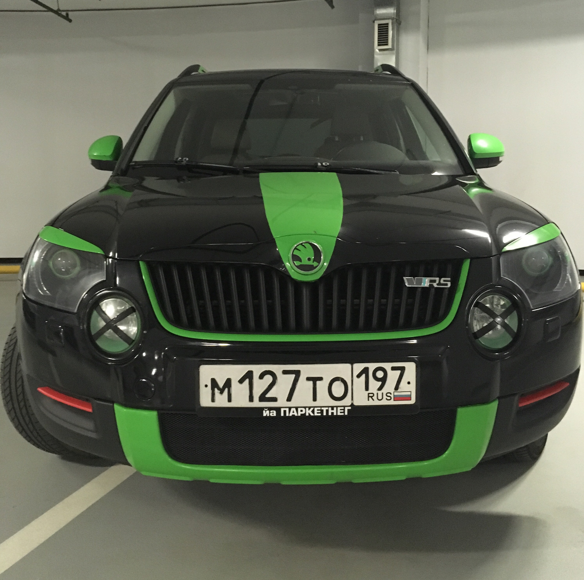 Skoda Yeti матовая пленка