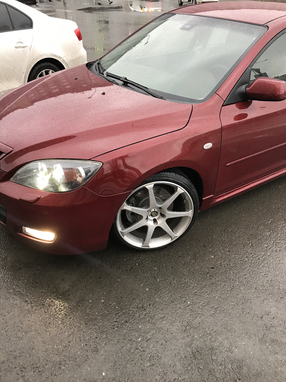 AVS Model 7 R18 8J et30 / 9J et38 — Mazda 3 (1G) BK, 2 л, 2008 года |  колёсные диски | DRIVE2