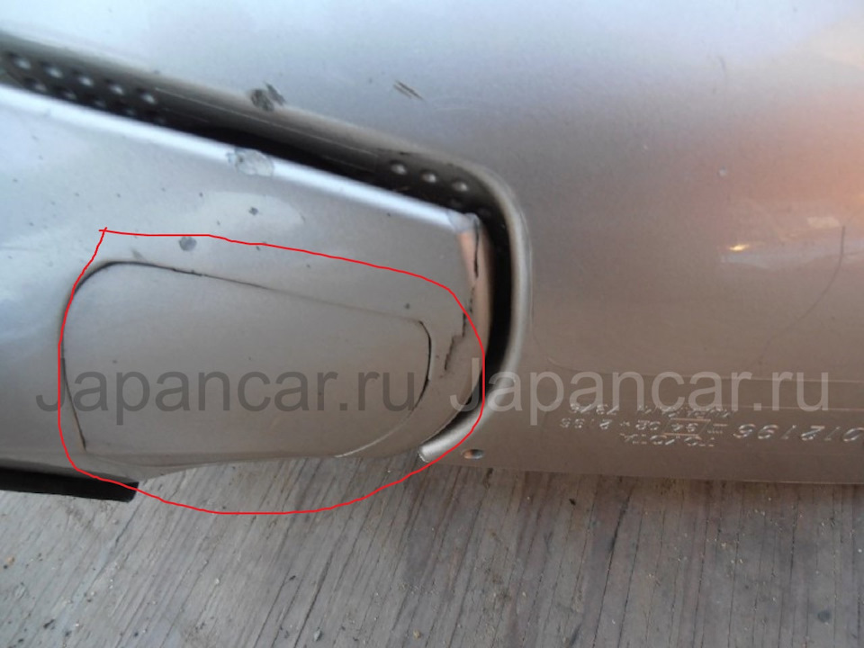 заглушка левого зеркала — Toyota Land Cruiser Prado 120-series, 4 л ...