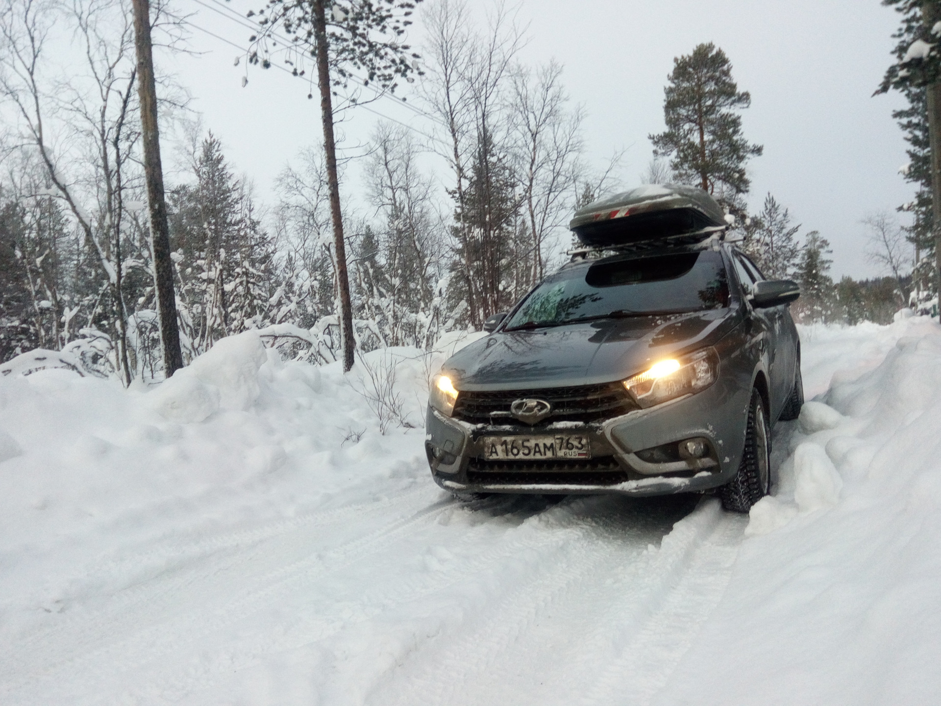 Новый год 2020 (Тольятти — Мурманск) — Lada Vesta SW, 1,8 л, 2018 года |  путешествие | DRIVE2