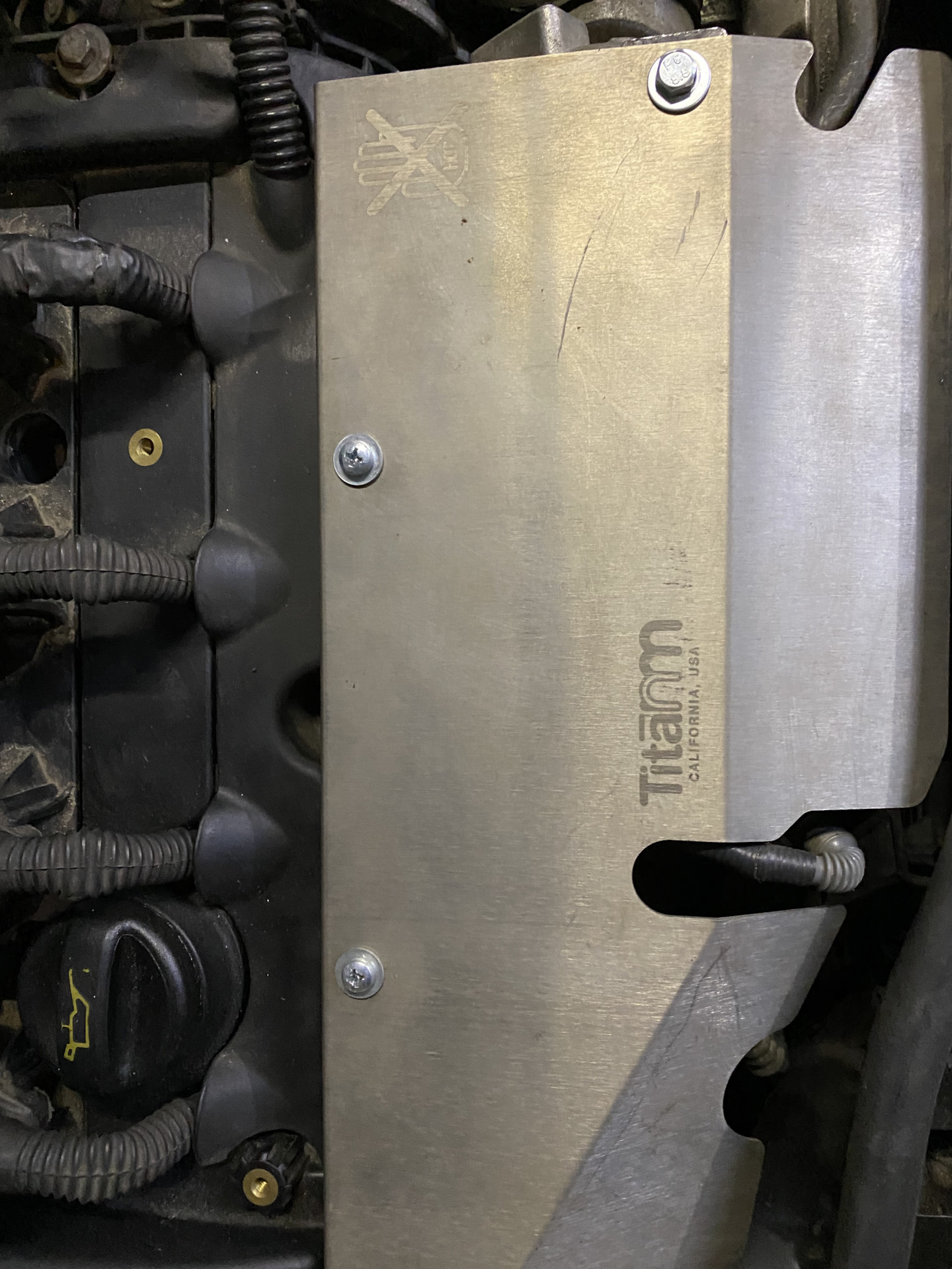 Титановый термоэкран — MINI Cooper S Mk II, 1,6 л, 2009 года ...