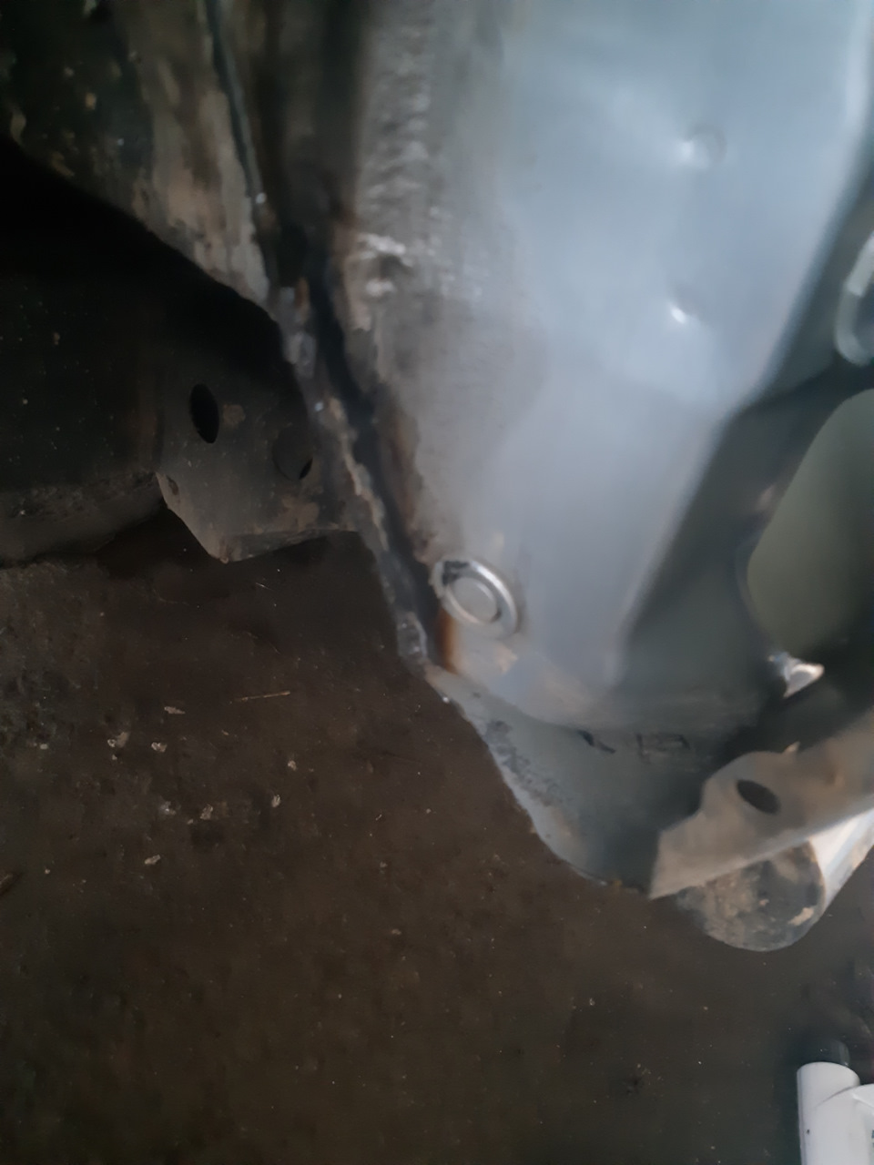 далее по срезу проварили — Mitsubishi Pajero Sport (2G)