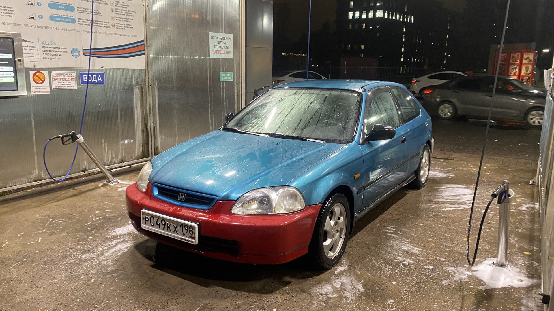 Honda Civic Hatchback (6G) 1.6 бензиновый 1996 | 1996 EK4 1.6VTi Мальвина  на DRIVE2