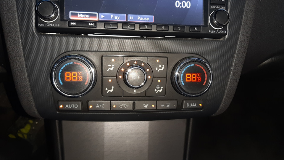Кто знает как Фаренгейт в Цельсий на блоке климата? — Nissan Altima IV ...