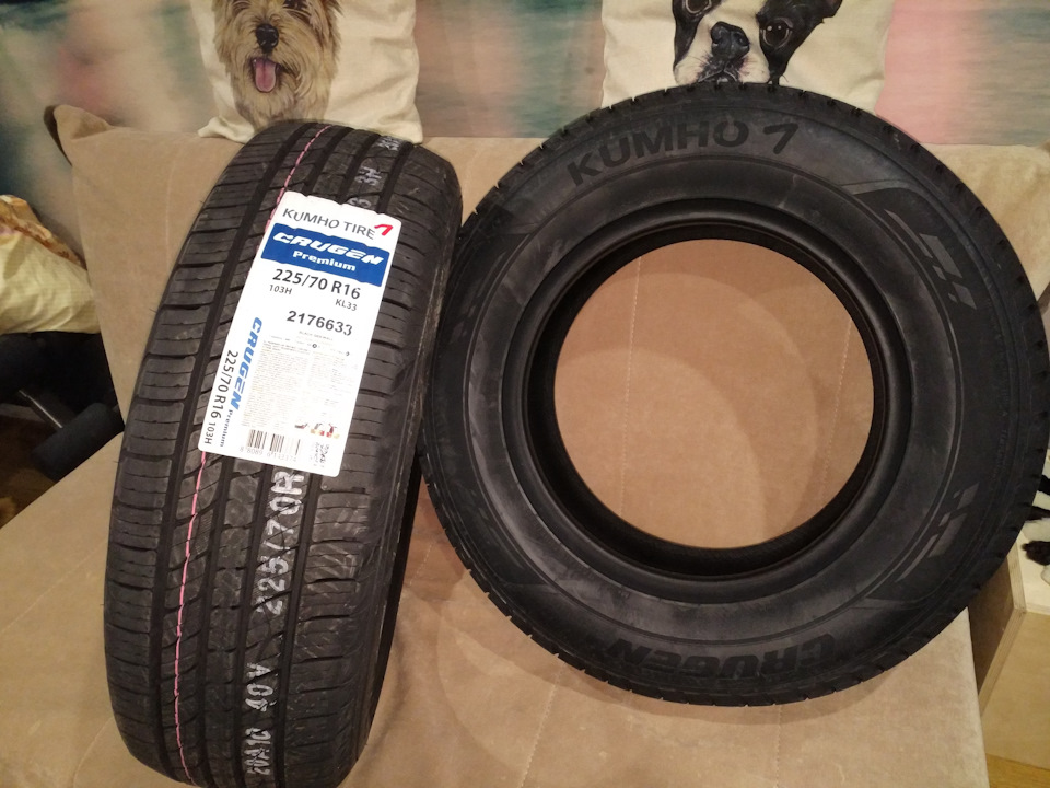 32. Резина на лето в размере 225/70 R16. — Mitsubishi Outlander (3G), 2 ...