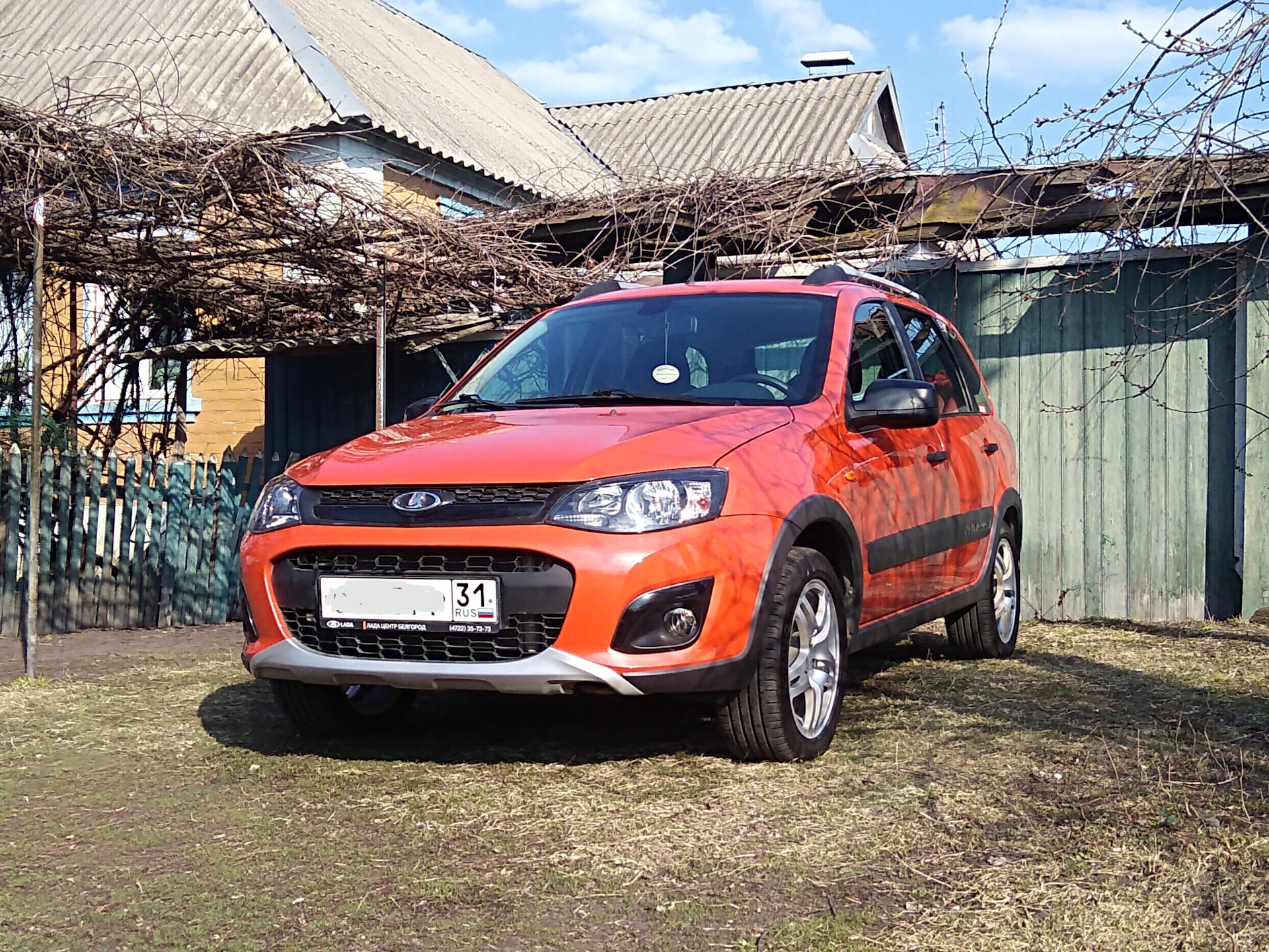 По трассе на колесах 205/50 R16 с вылетом ЕТ27 и др. — Lada Kalina Cross,  1,6 л, 2016 года | наблюдение | DRIVE2