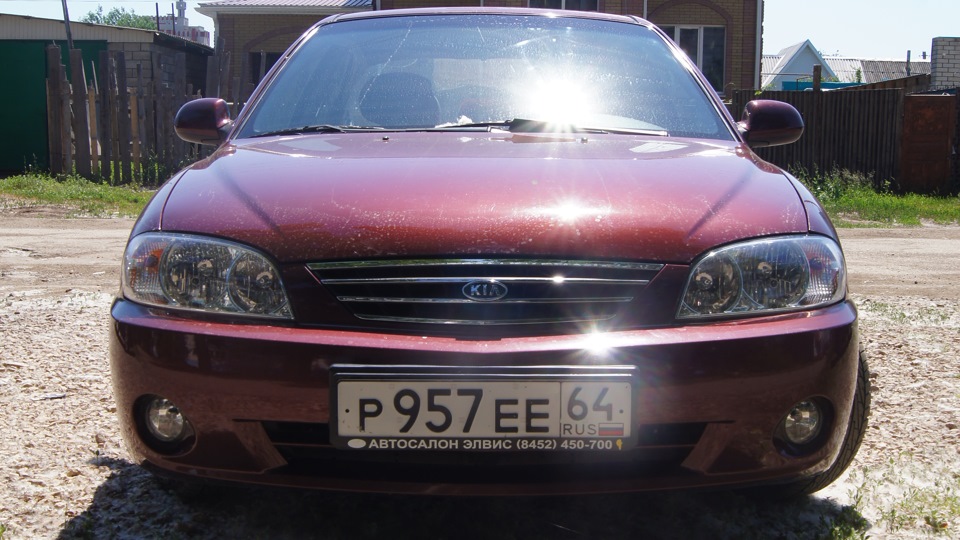 тонировка задней полусферы — KIA Spectra, 1,6 л., 2007 года | стайлинг ...