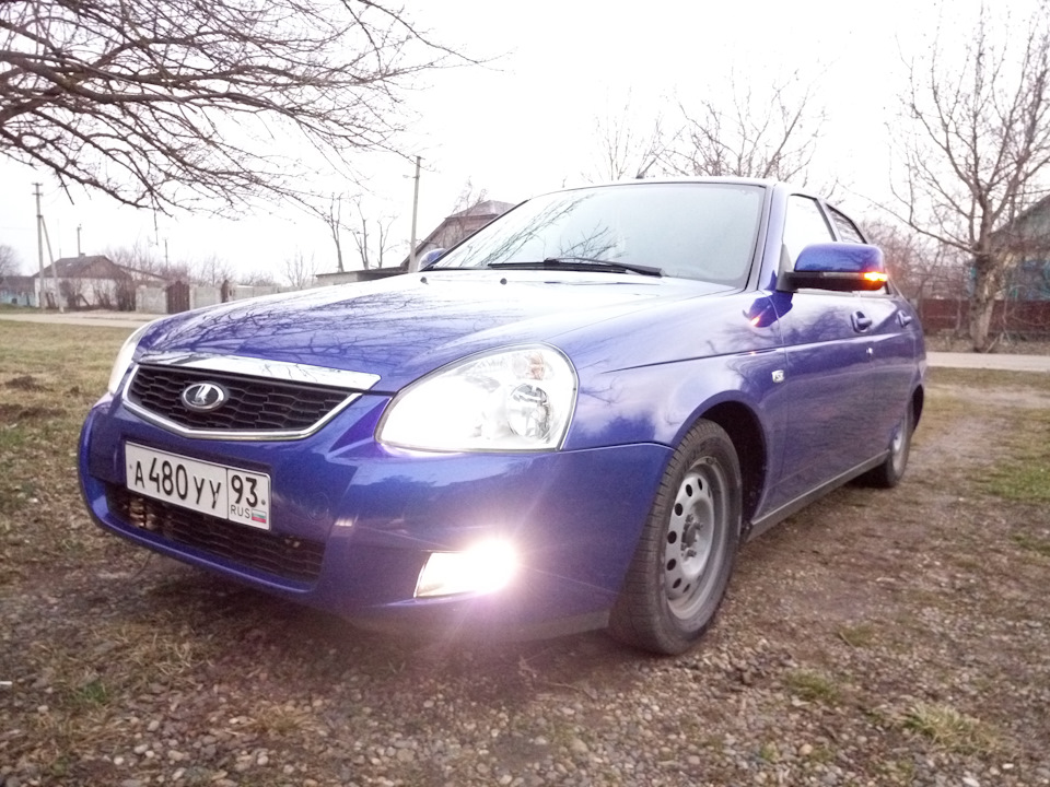 Подключение повторителей два режима — Lada Приора хэтчбек, 1,6 л, 2011 ...