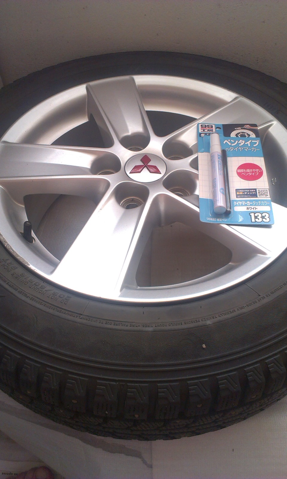 Легкий стайлинг — Часть 2. Окраска надписей на шинах. — Mitsubishi ...