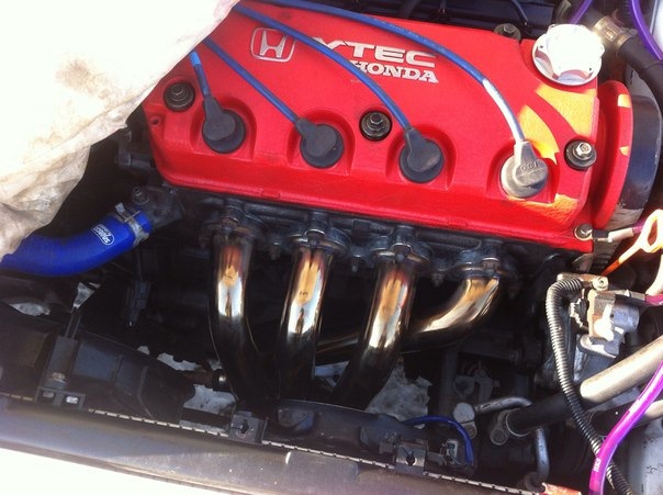 новый выпускной коллектор 421 — Honda Integra (DC1/DC2), 1,6 л, 1998 ...