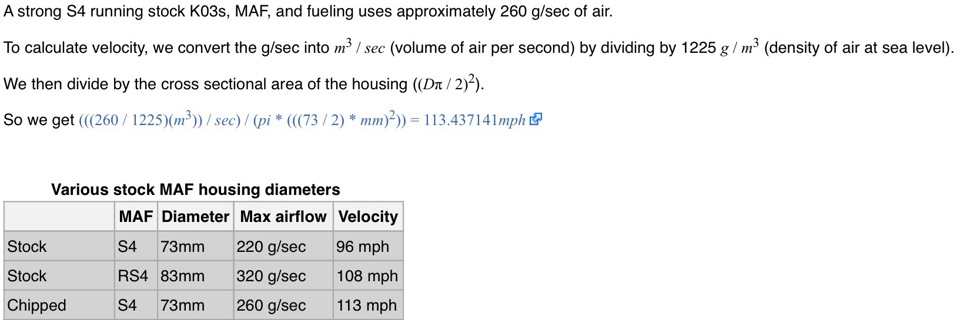 показатели MAF Audi s4 и RS4 — Toyota Land Cruiser 200. Запчасти на фото: 2601225