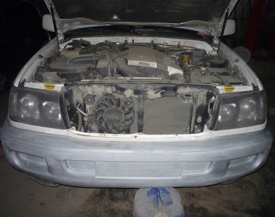 Аналогичный бампер LC100 — Mitsubishi Pajero Sport (1G)
