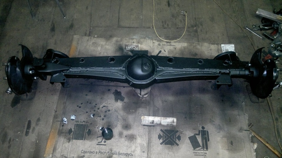 Обварка и усиление заднего моста — Lada 4x4 3D, 1,7 л, 1999 года ...