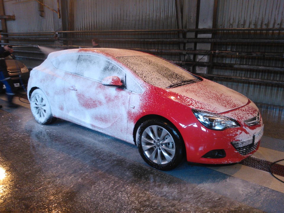 Первая чистка — Opel Astra J GTC, 1,4 л, 2012 года | мойка | DRIVE2