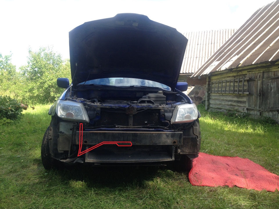 Трубка гидроусилителя руля. — Mitsubishi Outlander, 2,4 л., 2004 года ...