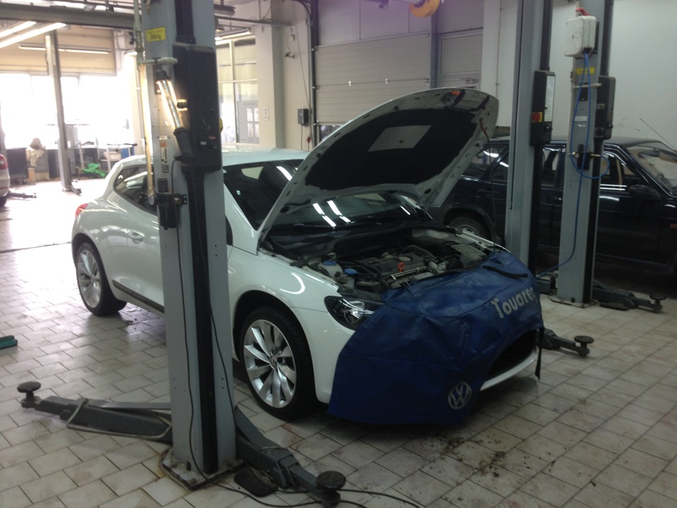 Подготовили к работе :) Мойка бесплатная :) — Volkswagen Scirocco (3G)
