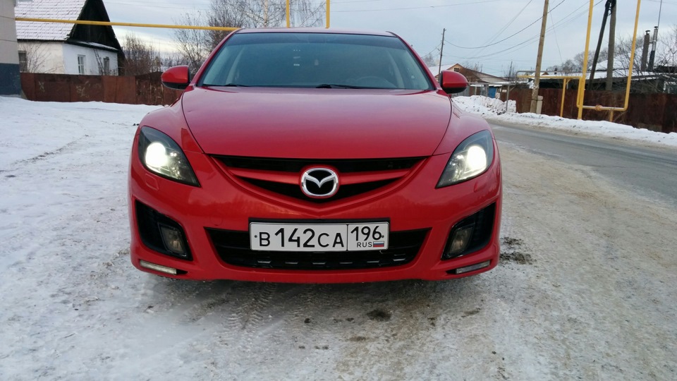 Сэлфи после мойки автомобиля — Mazda 6 (2G) GH, 2,5 л, 2007 года ...
