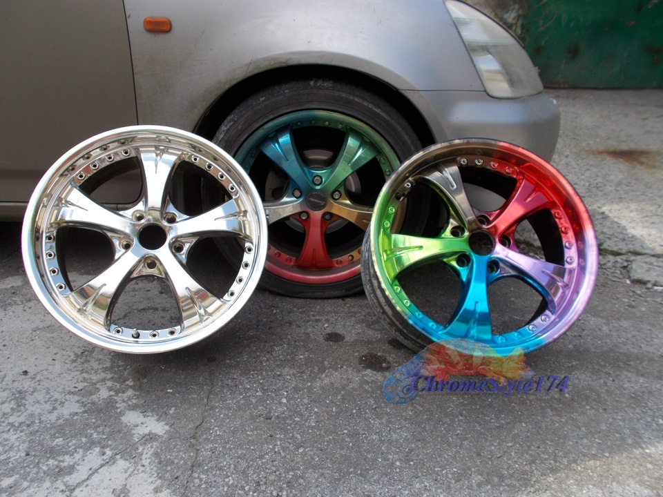 Обновили диски "Хромом" — Honda Stream (RN1-5), 2 л, 2001 года ...