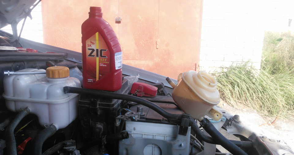 Замена масла ГУР на Chevrolet Lacetti на ZIC ATF DEXRON VI
