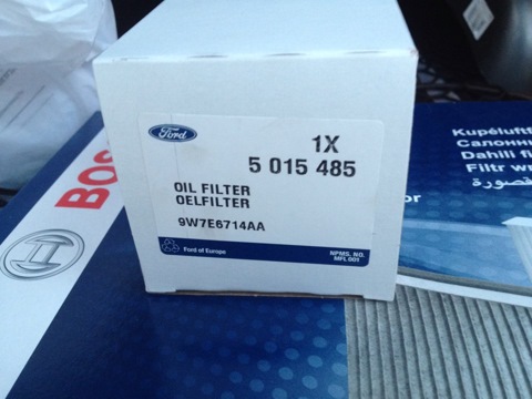 5015485 Фильтр масляный / 1,6/2,0/2,5 Ecoboost/Dohc 10~ Ford | Запчасти ...