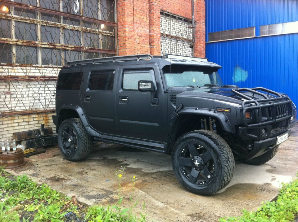 Hummer h2 черного цвета