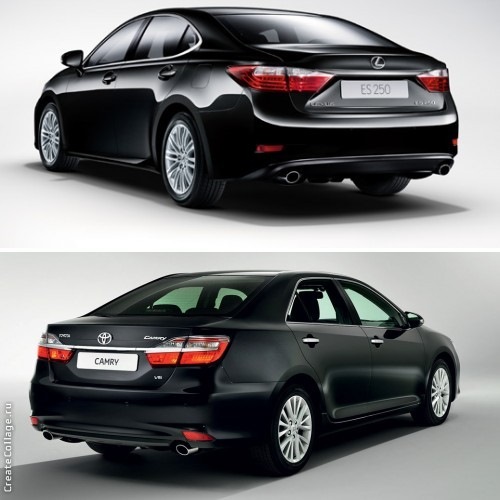 Какая камри лучше. Lexus es250 и Toyota Camry. Лексус ЕС И Камри 50. Лексус ЕС 250 Камри 70. Lexus es vs Toyota Camry.