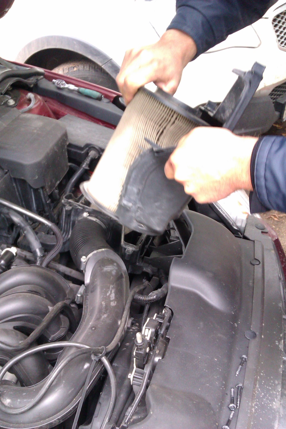 Промывка системы вентиляции картера и новые воздухан и губка — Ford ...