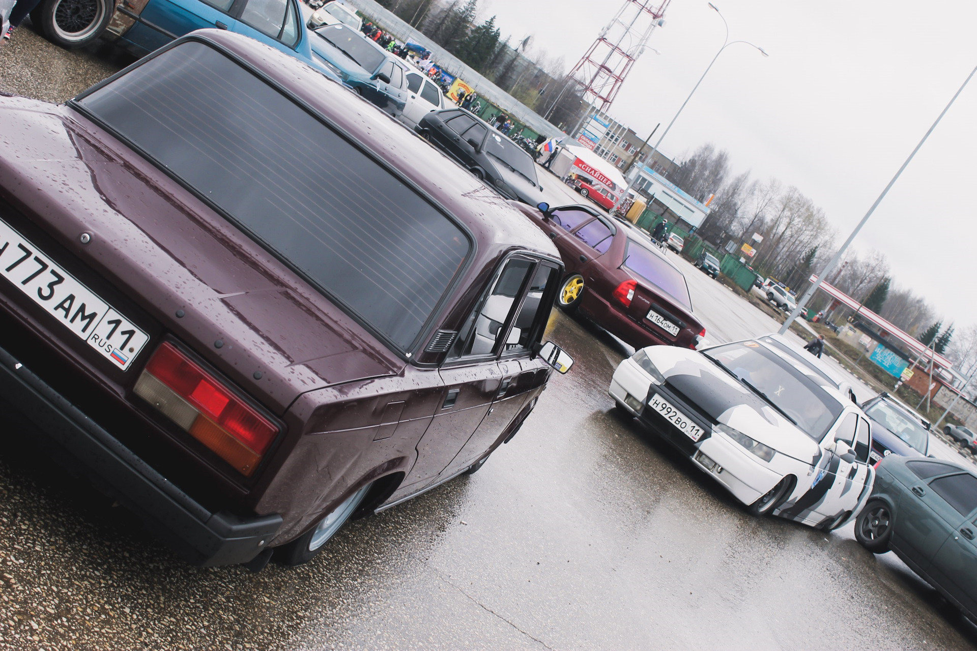 Съёмная тонировка 15% в круг, кроме лба, поверх хамелеона. — Hyundai ...