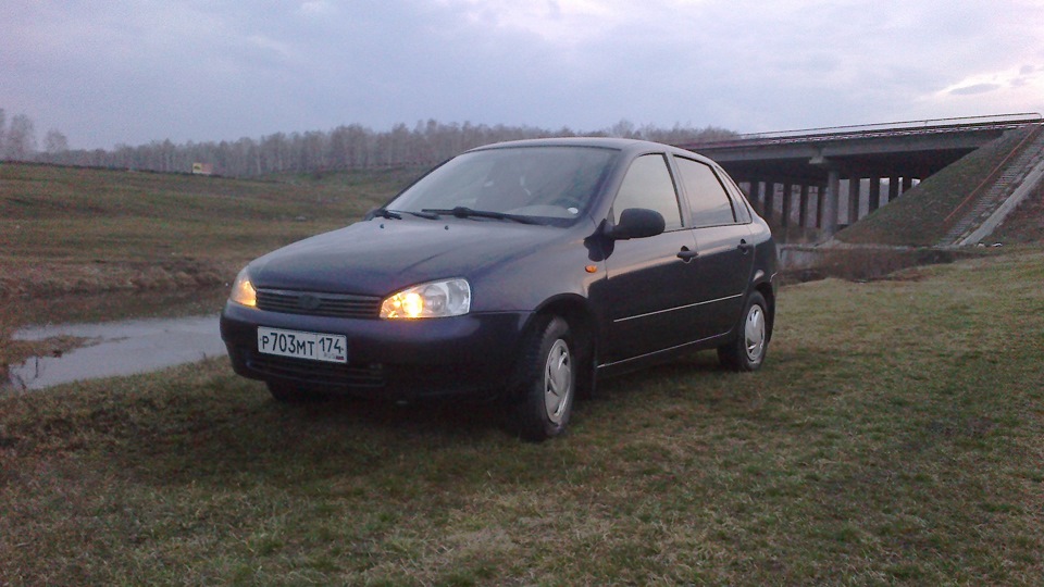 на природе — Lada Калина седан, 1,6 л, 2007 года | путешествие | DRIVE2