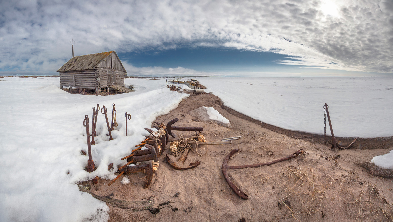 я в белом море