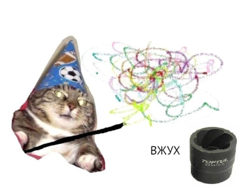 Мем с котом вжух