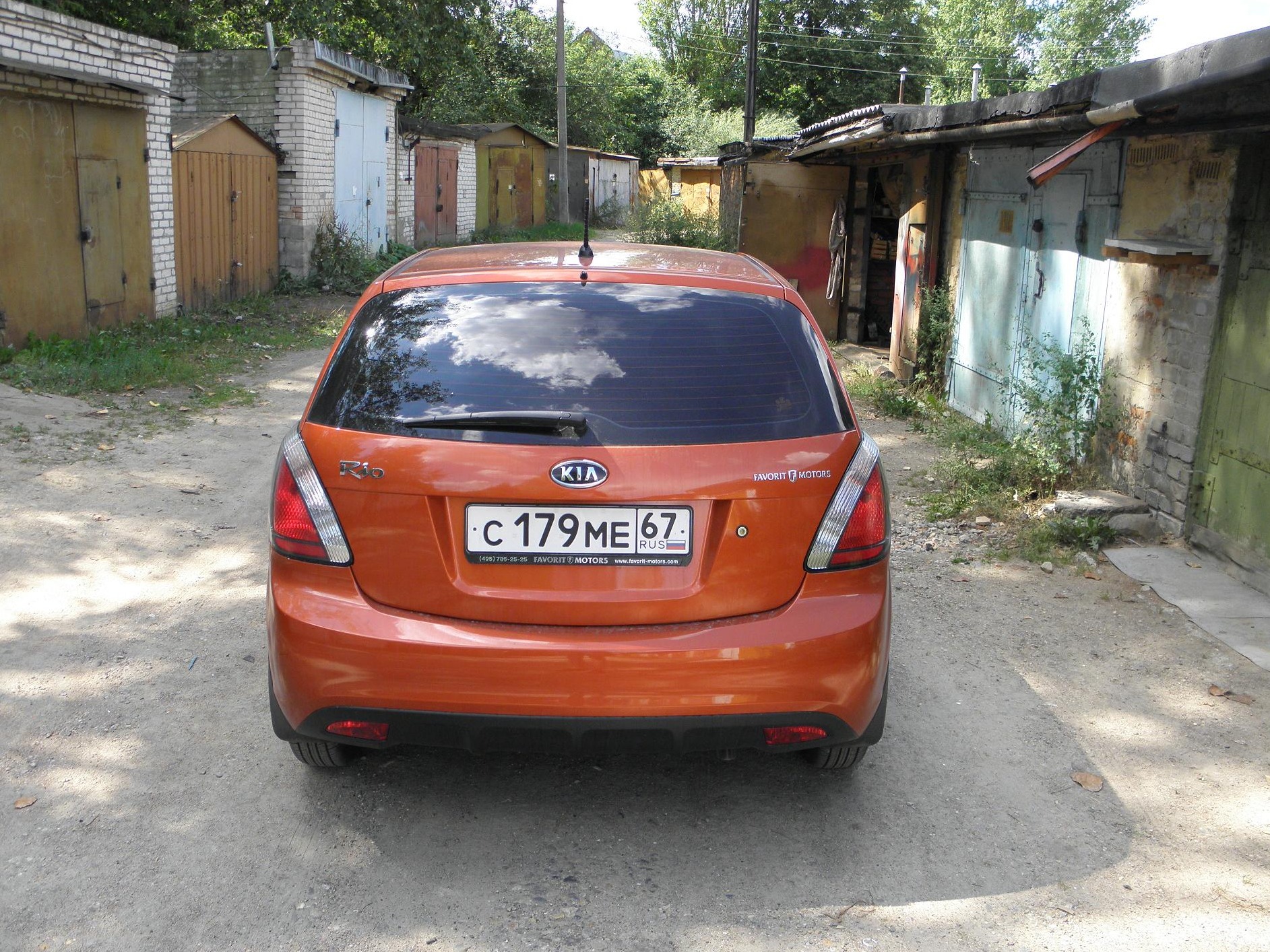 Тонировка — KIA Rio 5-door (2G), 1,4 л, 2010 года | аксессуары | DRIVE2