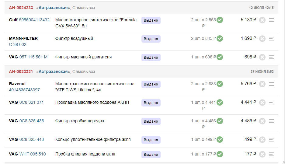 WHT005510 Винт VAG | Запчасти на DRIVE2