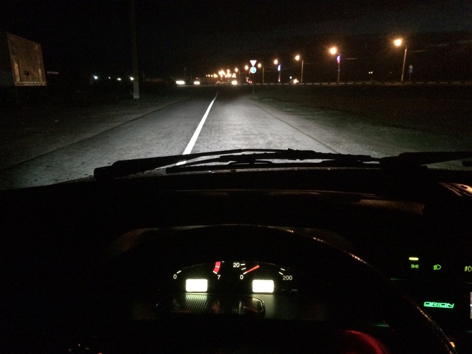 Как светят мои фары с птф. — Lada 2114, 1,5 л, 2006 года | фотография ...