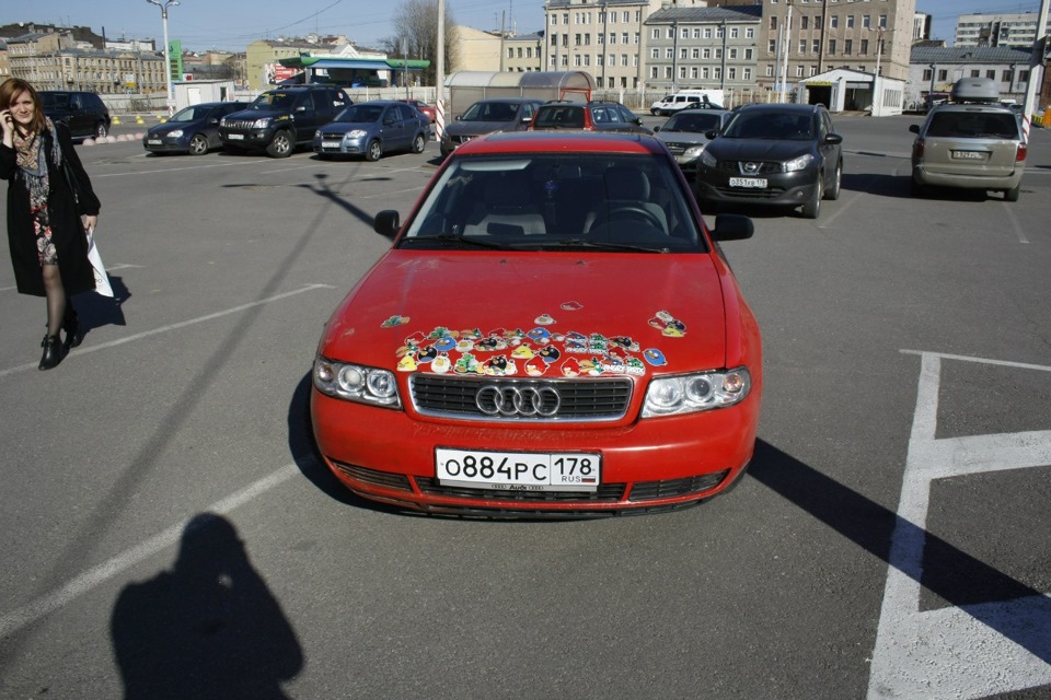 зеркала и наклейки — Audi A4 (B5), 1,6 л, 1997 года | кузовной ремонт ...