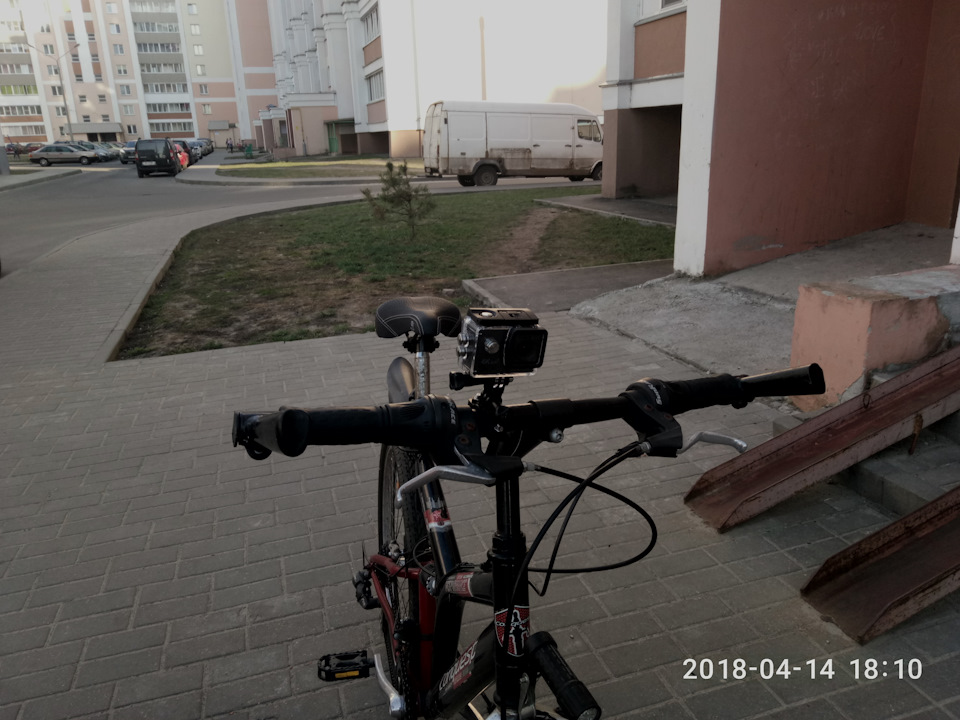 Установка sj4000 в машину