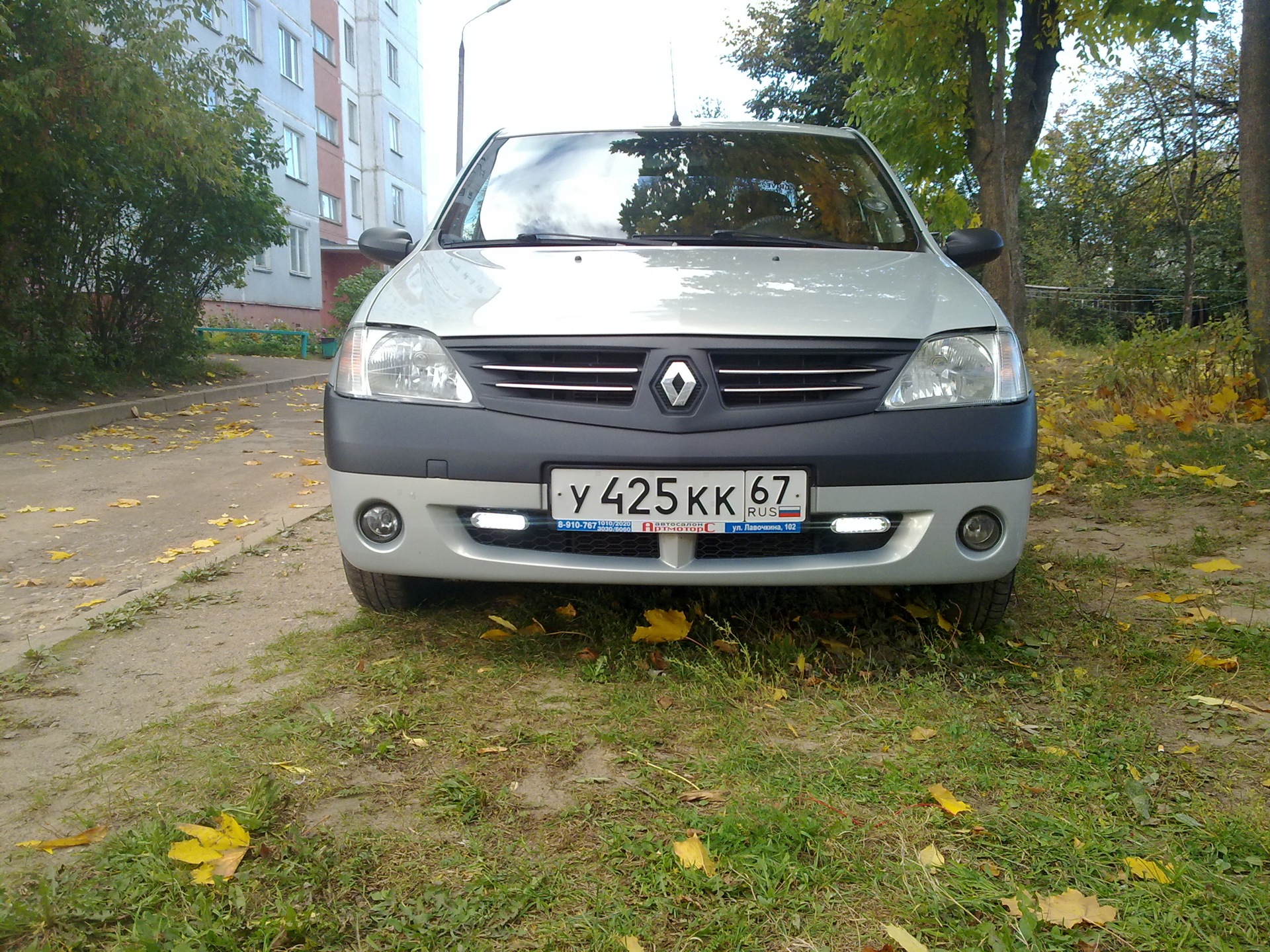 Подключение дхо рено логан 1 Установил ДХО + колпаки на колеса - Renault Logan (1G), 1,6 л, 2006 года аксессу