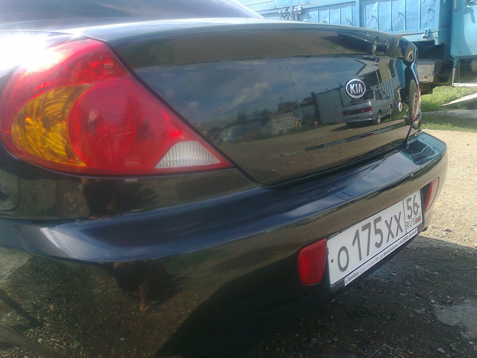 Убрал шильдики с багажника и фотки просто так — KIA Spectra, 1,6 л ...