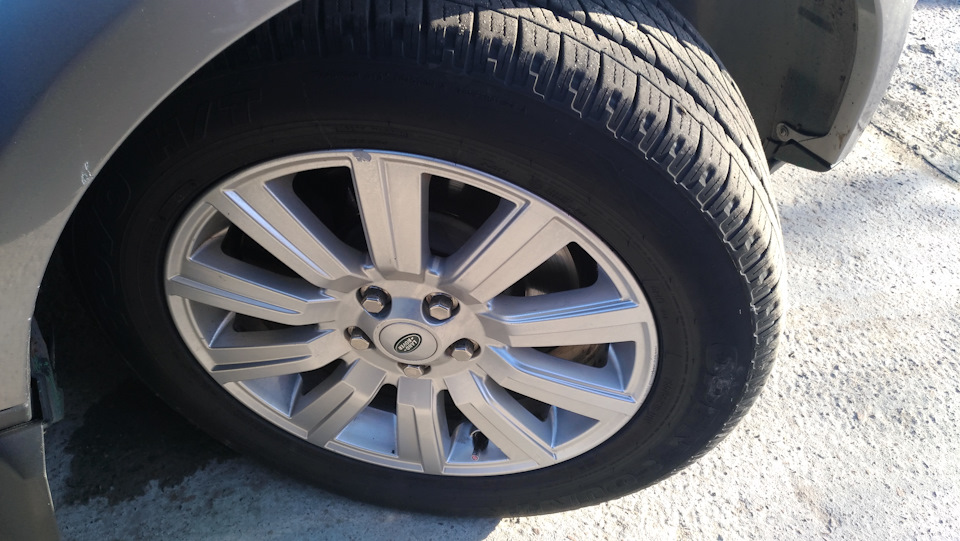 Покупка резины на лето 255/55 R19! — Land Rover Discovery IV, 3 л, 2013 ...