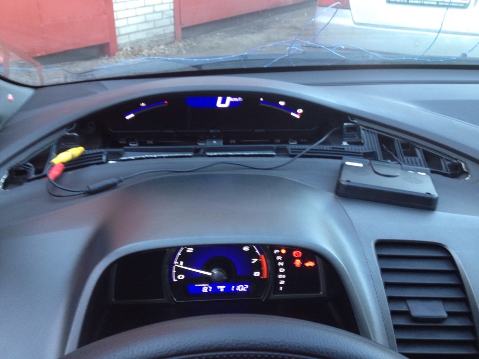 Камера заднего вида — Honda Civic 4D (8G), 1,8 л, 2007 года ...