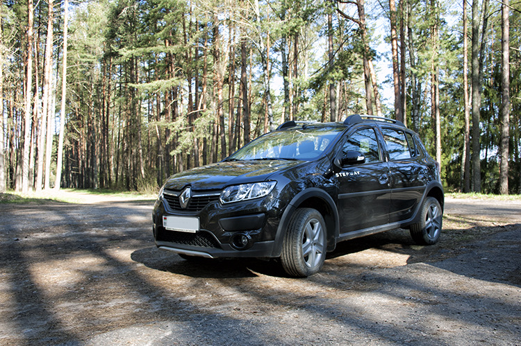 Дорожный фотосет. Борисов — Лепель — Renault Sandero Stepway (2G), 1,6 ...