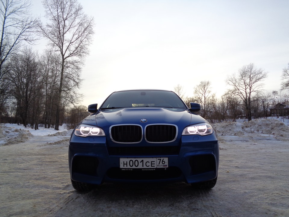 BMW m6 зима