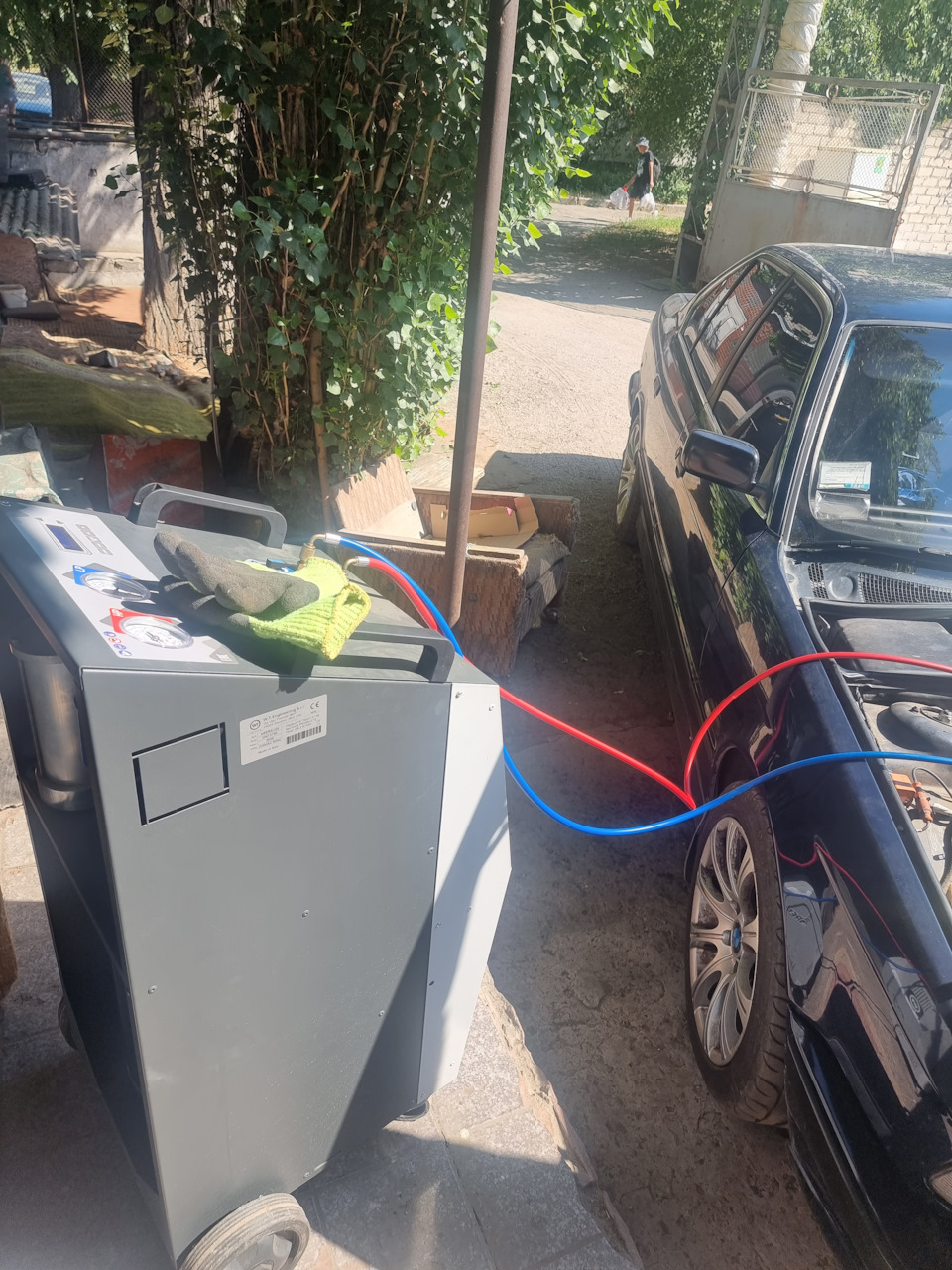 Жарко, надо кондером заняться! — BMW 5 series (E34), 2 л, 1993 года ...