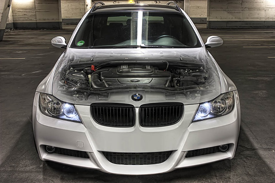 BMW e90 аэрография